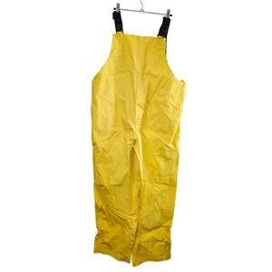 Cedar Key Design Men's 7881-L Waterproof Yellow Bib Pants Full-Length, Size L